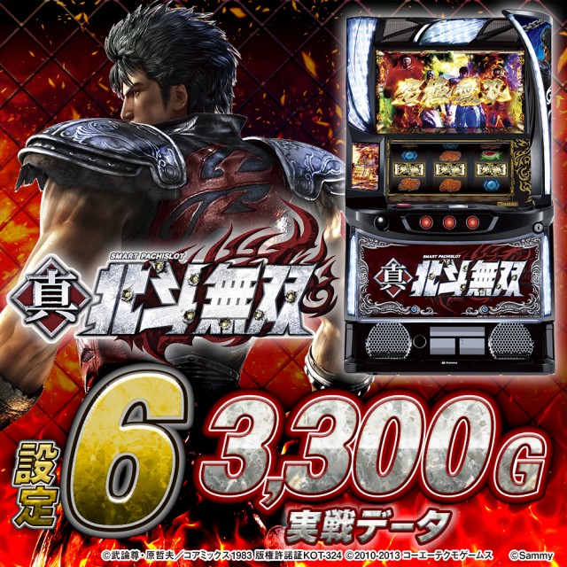 設定6・グラフ】『スマスロ 真・北斗無双』の設定差を考察！規定宿命 